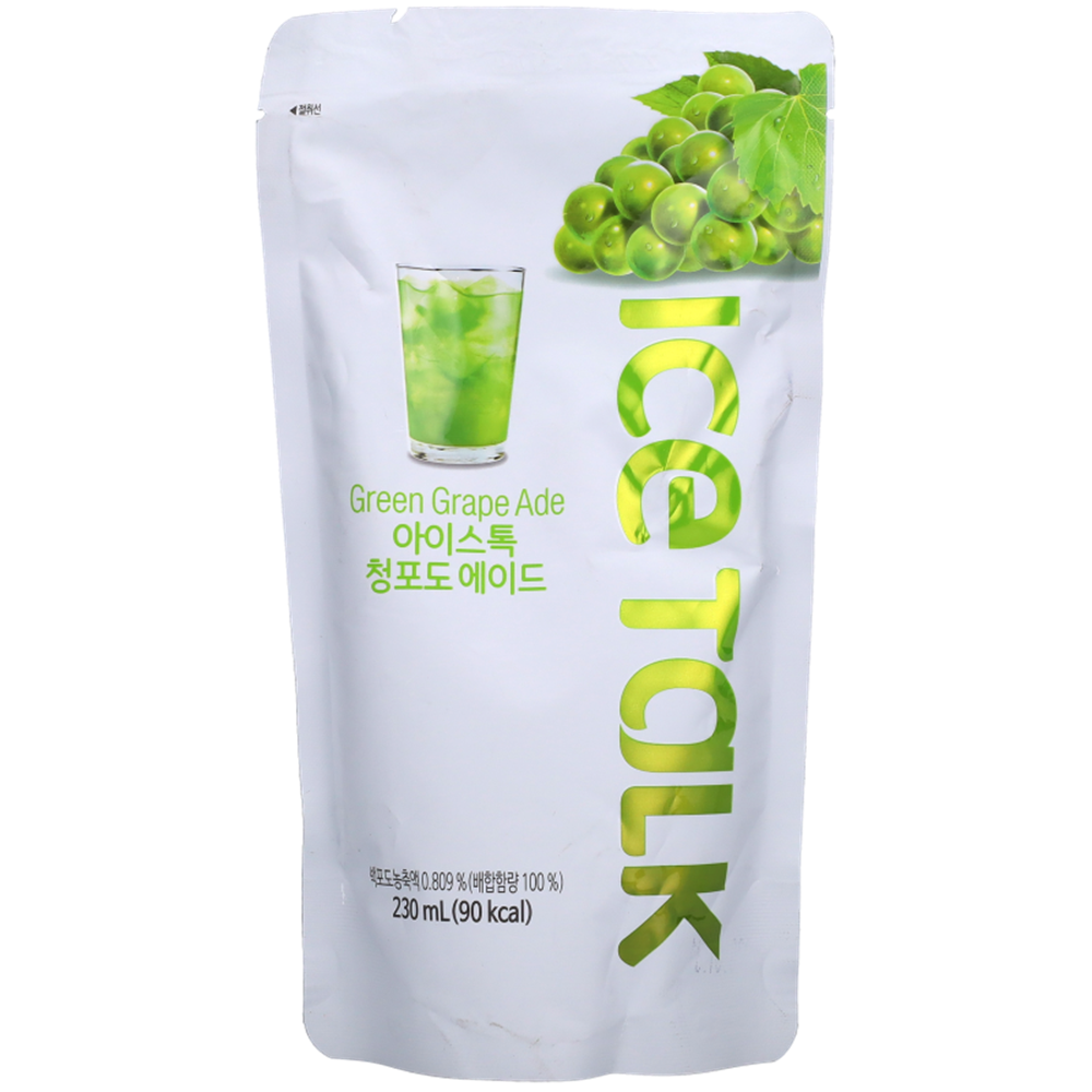 Picture of KR | Ice Talk | Green Grape Ade (Pouch) | 5x10x230ml.