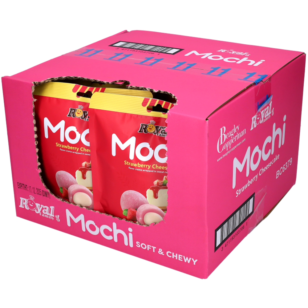 Afbeelding van TW | Royal Family | Mochi - Strawberry Cheese Cake | 12x120g.