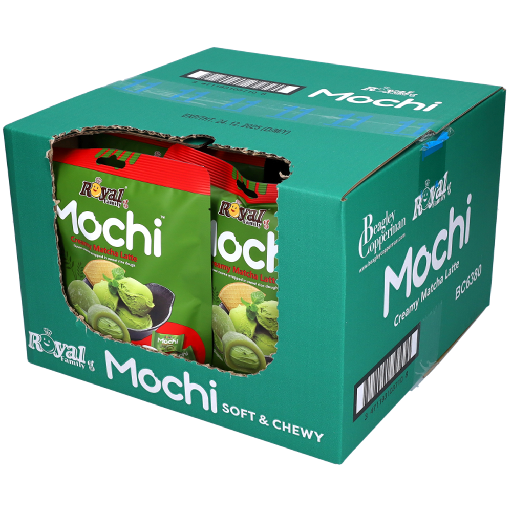 Afbeelding van TW | Royal Family | Mochi - Creamy Matcha Latte | 12x120g.