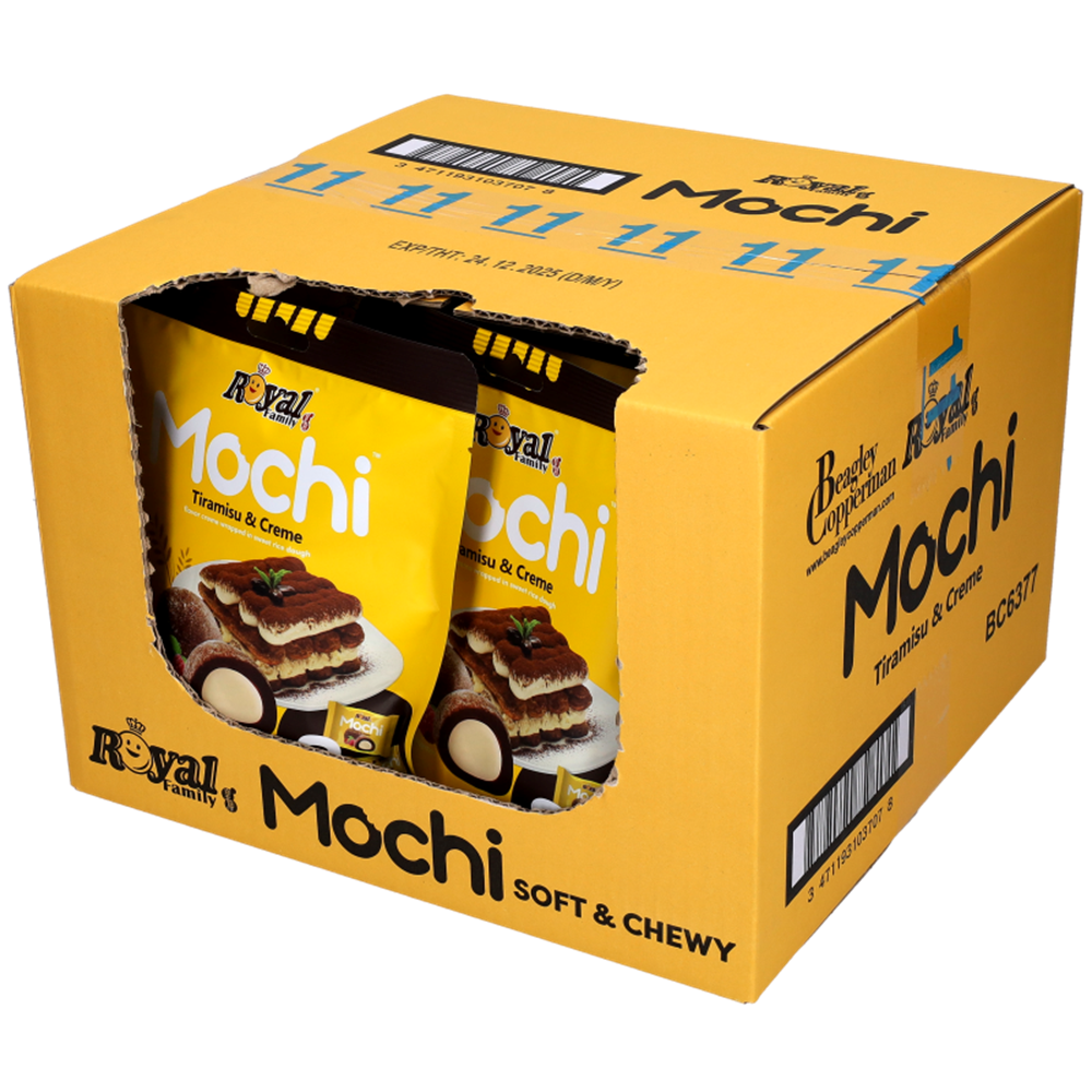 Afbeelding van TW | Royal Family | Mochi - Tiramisu & Creme | 12x120g.