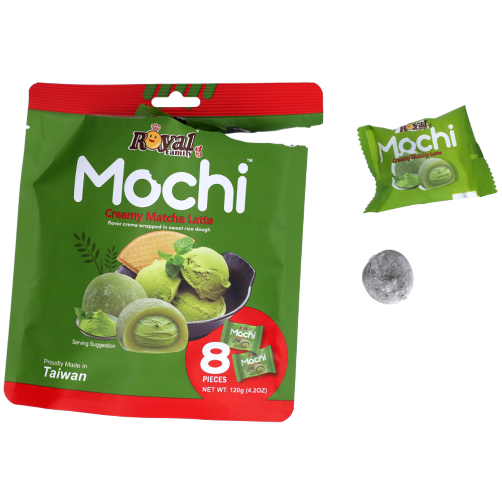 Afbeelding van TW | Royal Family | Mochi - Creamy Matcha Latte | 24x120g.