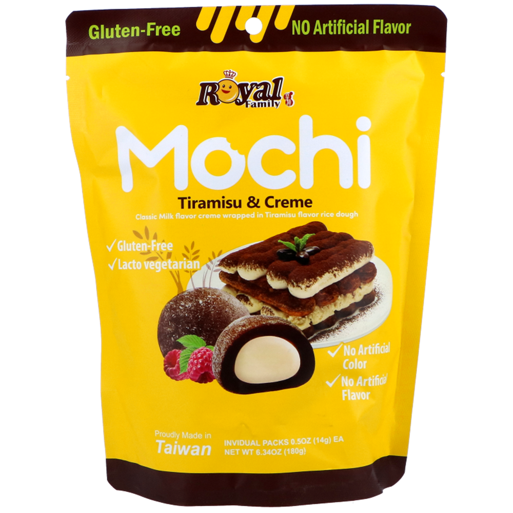 Afbeelding van TW | Royal Family | Mochi - Tiramisu & Creme | 12x180g.