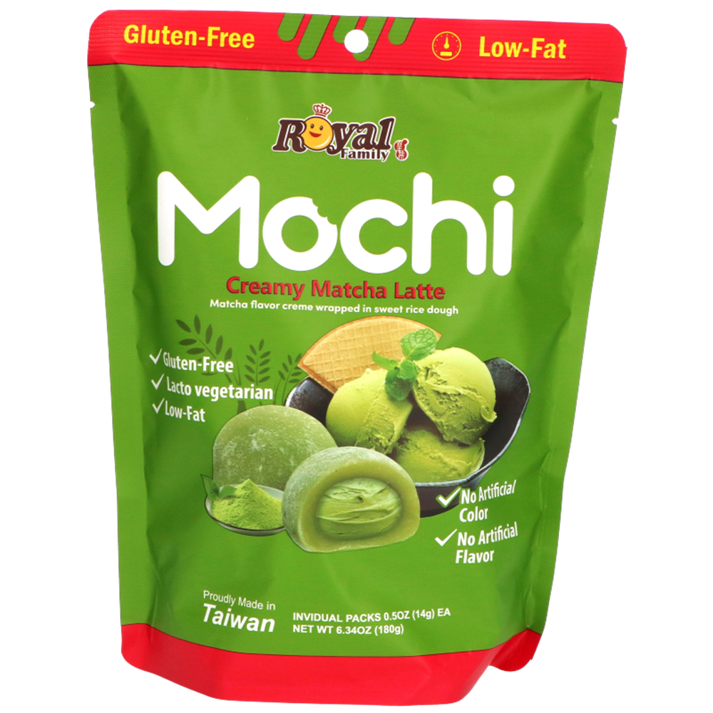 Afbeelding van TW | Royal Family | Mochi - Creamy Matcha Latte | 12x180g.