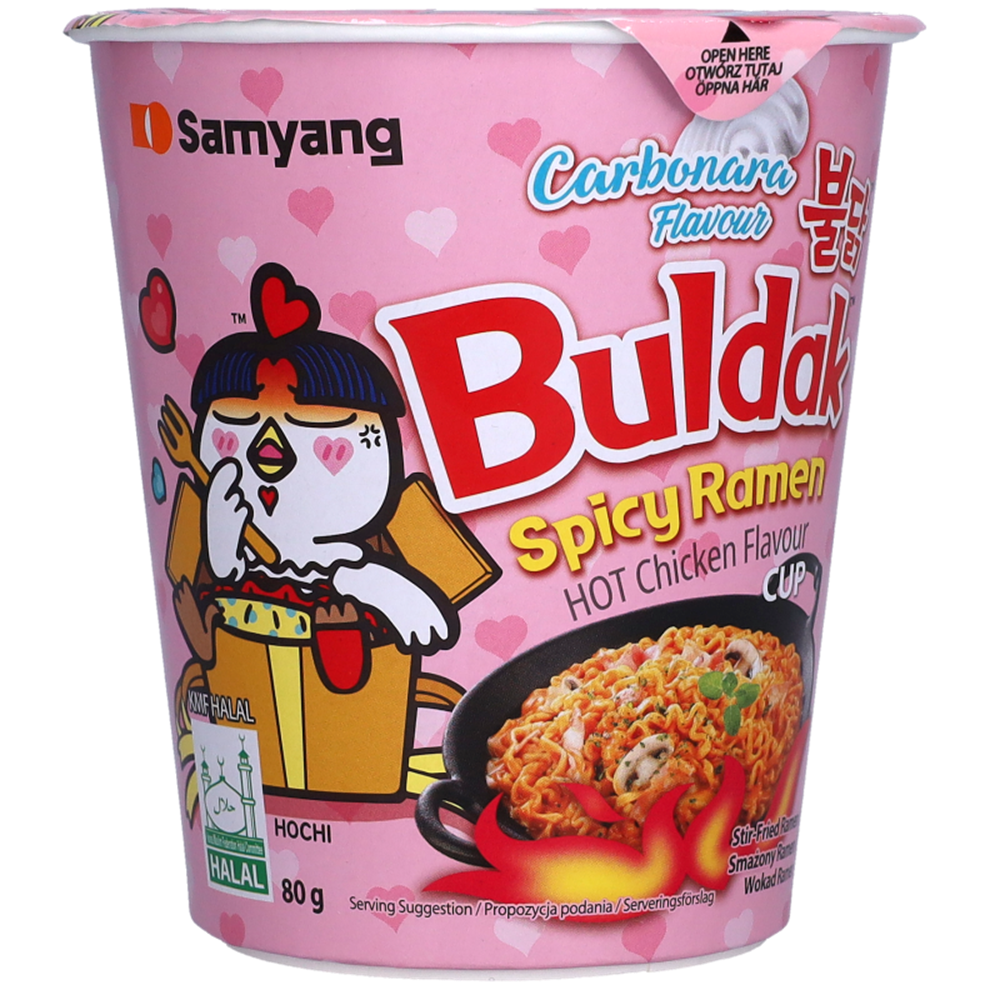 Picture of KR | Samyang | Buldak Ramen Hot Chicken Carbo Cup | 6x80g. 